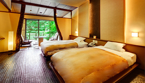 Modern Suite with Private Open Air Onsen